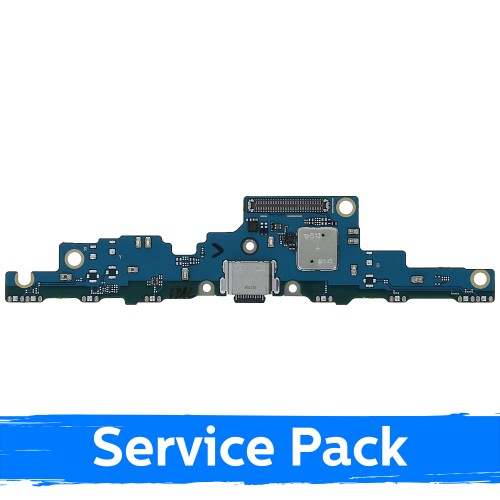Charging Port Compatible With Samsung T870 Tab S7 with Flex / Plata (Service Pack)