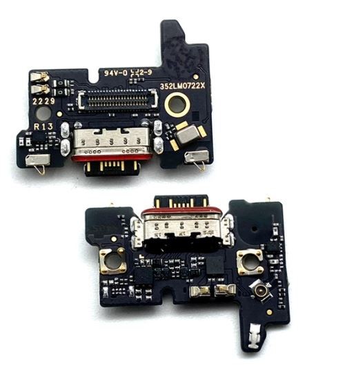 Шлейф Xiaomi Poco F4 5G с разъёмом зарядки и микрофоном HQ