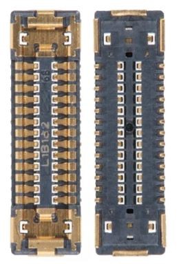 Samsung G980/G981/G985/G986/G988/G991/G996/G998/S901/S906/S908/N975/N976/N980/N981/N986/F707 plokštės jungtis BTB lizdas 2x20pin 3710-004376 (service pack)