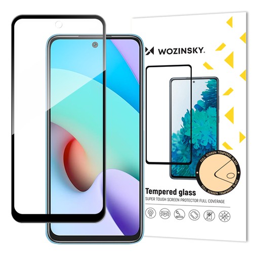 Grūdintas stiklas Wozinsky 5D Full Glue Xiaomi 12 Lite tinkamas dėklui juodas