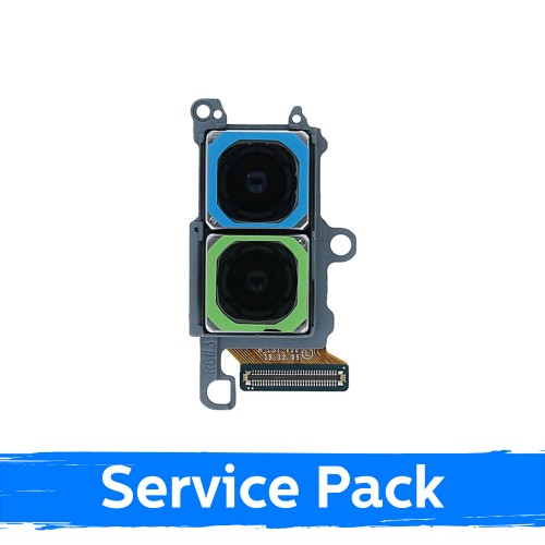 Kamera skirta Samsung G980 (G981) S20 galinė kamera / (dviguba) 64M AF + 12M / (Service Pack)
