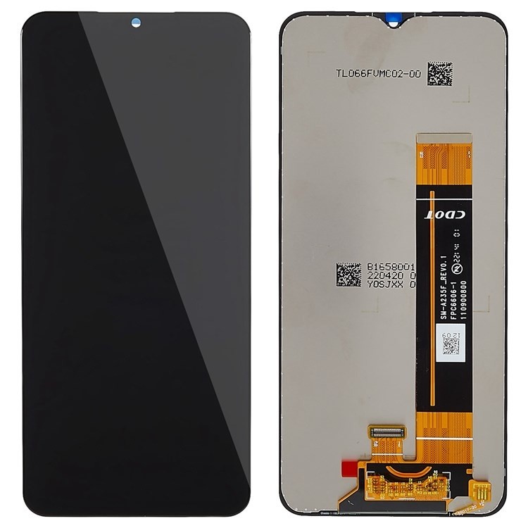LCD ekranas Samsung A235 A23 4G 2022 su jutikliniu ekranu juodas originalus