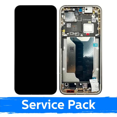 LCD-дисплей совместимый с Xiaomi 15T Pro 5G с рамкой / мокко-золотой / (Service Pack)