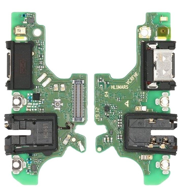 Flex Huawei P30 Lite New Edition/P30 Lite 2020 jungtims, mikrofonui, ausinių jungčiai originalus (naudotas Grade A)