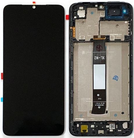 LCD экран Xiaomi Redmi A1/A1+/A2/A2+ с тачскрином с рамкой чёрный Оригинал (сервисная упаковка)