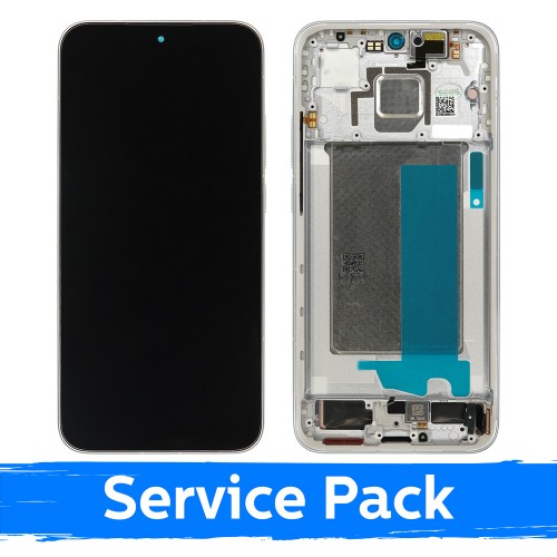 LCD-дисплей Xiaomi Poco F7 5G с рамкой / серебристый (Service Pack)