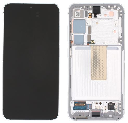 LCD экран Samsung S911 S23 5G с тачскрином и рамкой Lime Оригинал (сервисная упаковка)
