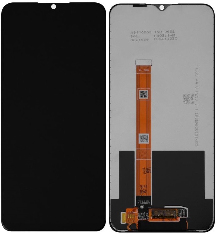 LCD ekranas Realme C21Y/C25Y 4G (2021) su jutikliniu ekranu juodas ORG