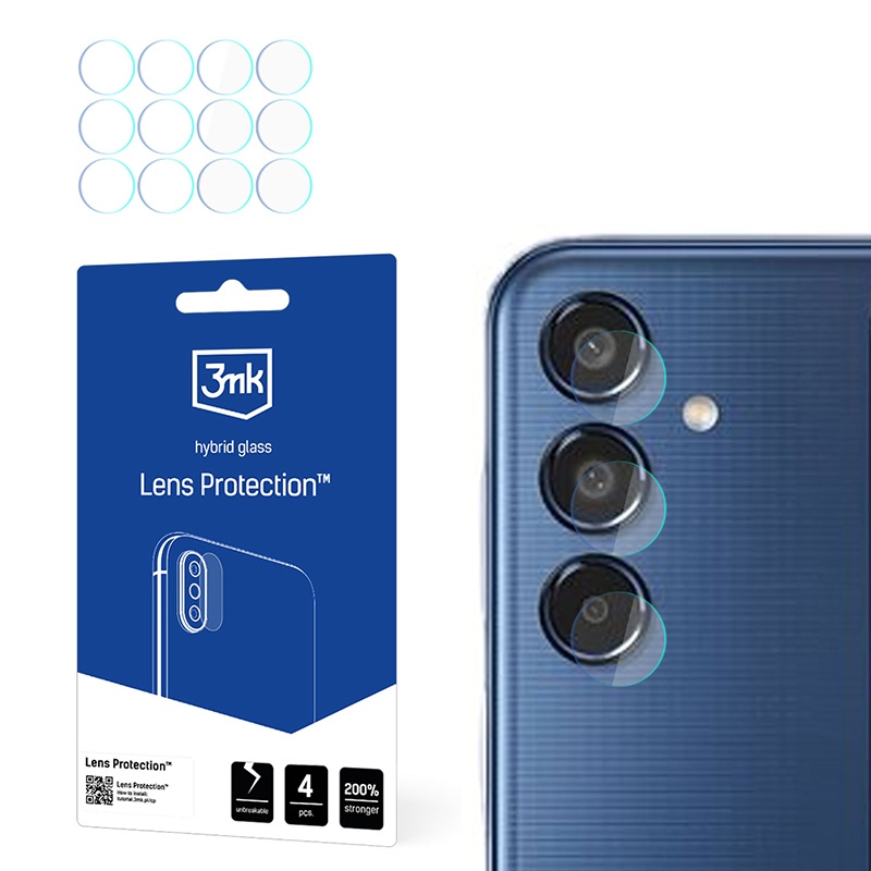 Kameros dangtelis 3mk objektyvo apsauga Samsung Galaxy M35