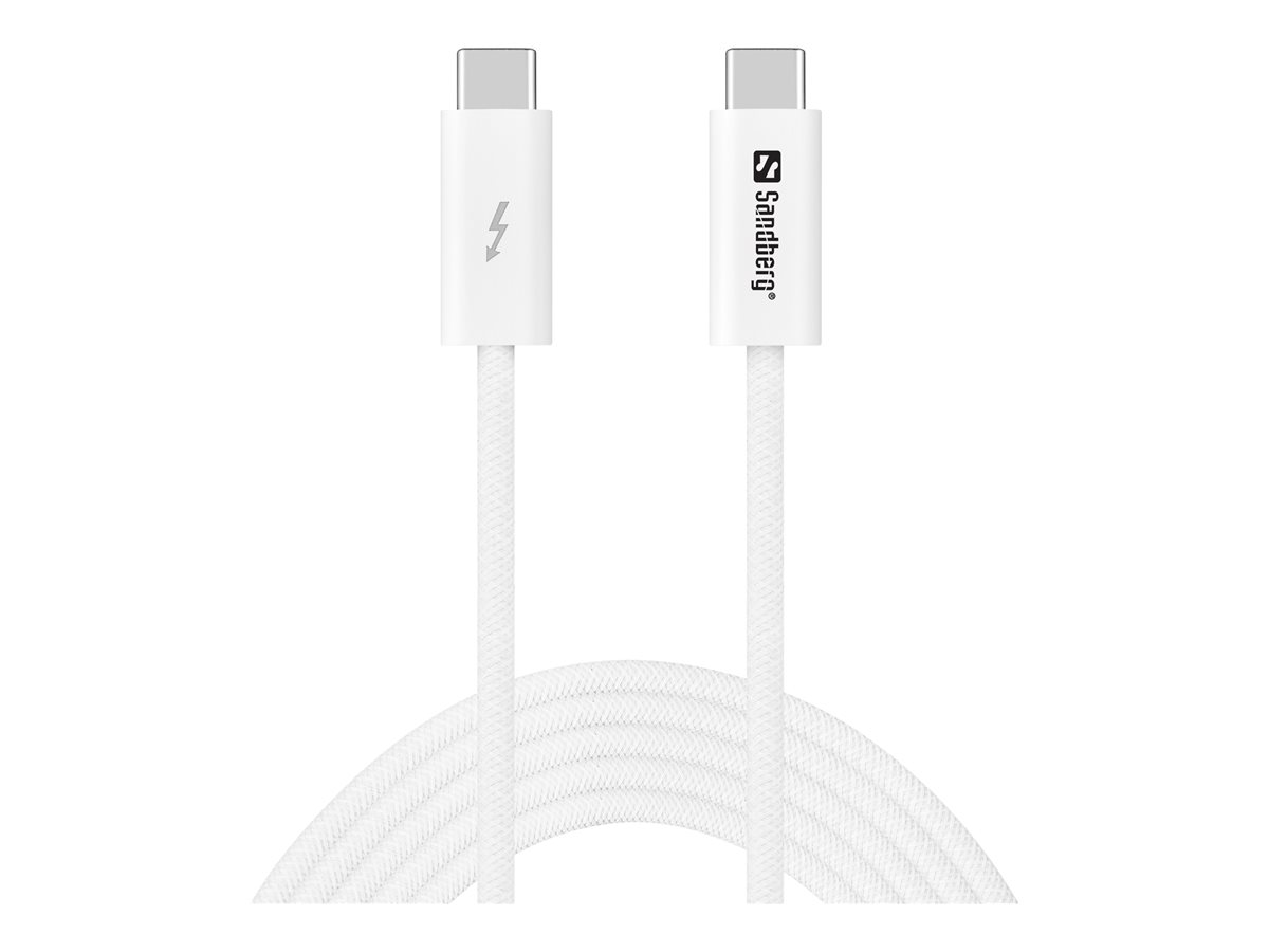 SANDBERG USB-C į USB-C kabelis USB4, 240W, 40Gbps, 2m