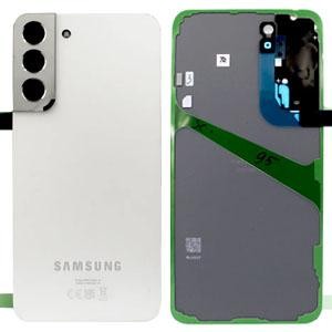 Задняя крышка для Samsung S906 S22 Plus 5G Phantom White Оригинал (б/у Grade A)