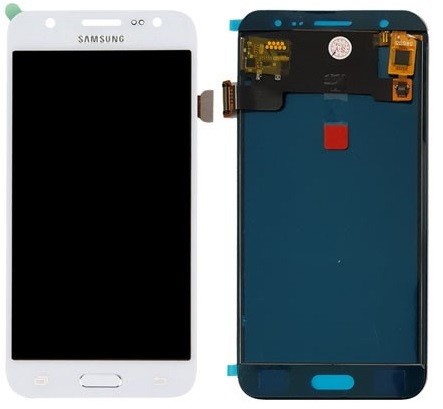 LCD экран Samsung J500 J5 с тачскрином белый Оригинал (сервисная упаковка)