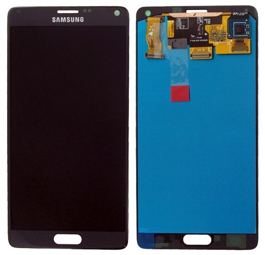 LCD экран Samsung N910 Note 4 с тачскрином чёрный Оригинал (сервисная упаковка)