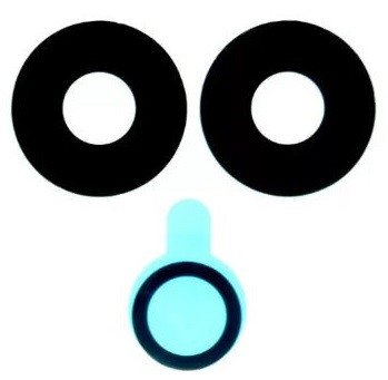 Xiaomi Poco F5 линза камеры чёрный (только линза 3шт) Оригинал