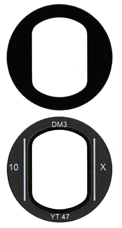 Samsung S918 S23 Ultra lens for camera Black (lens Tele 10x) 1pcs (service pack)