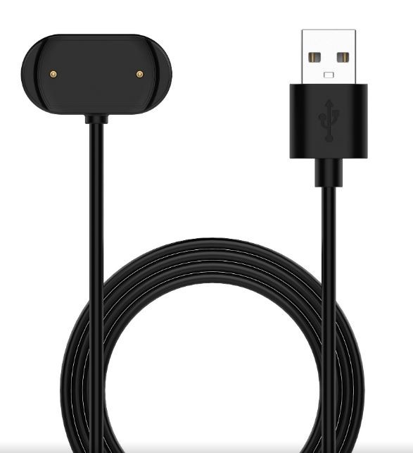 Кабель USB для Amazfit GTR3 / GTR3 Pro / GTS3 / T-Rex 2 чёрный
