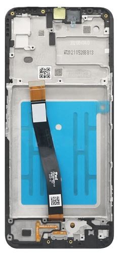 LCD экран Samsung A226 A22 5G с тачскрином и рамкой чёрный Оригинал