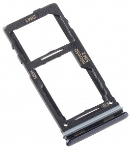 SIM kortelės laikiklis Samsung M526 M52 5G juodas originalus (service pack)