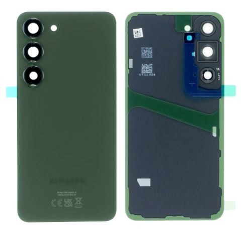 Задняя крышка для Samsung S911 S23 зелёная Оригинал (б/у Grade C)