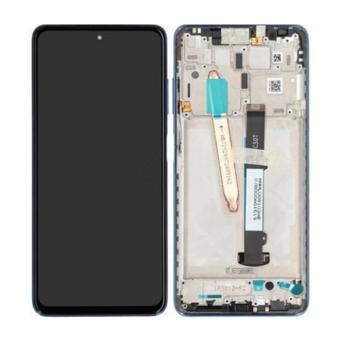 LCD screen Xiaomi Poco X3 Pro/X3/X3 NFC with touch screen with frame Frost Blue ORG