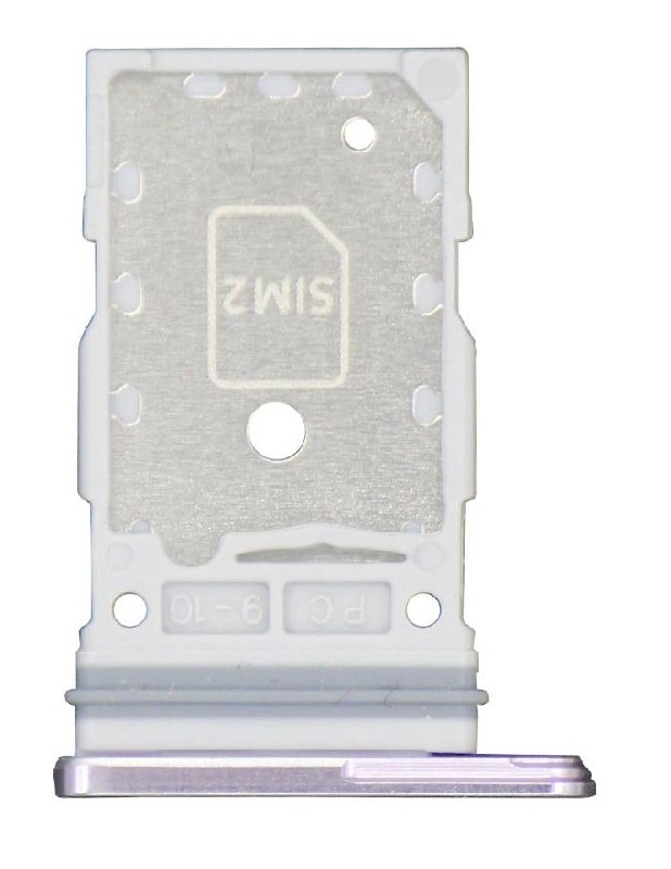 Держатель SIM-карты Samsung S918 S23 Ultra Dual Lavender оригинальный (service pack)