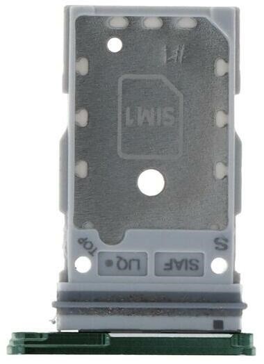 SIM card holder Samsung S911/S916 S23/S23 Plus Dual Green original (service pack)