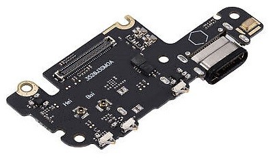 Flex Xiaomi Mi 10T 5G/10T Pro 5G su įkrovimo jungtimi ir mikrofonu, SIM kortelės kontaktu ORG
