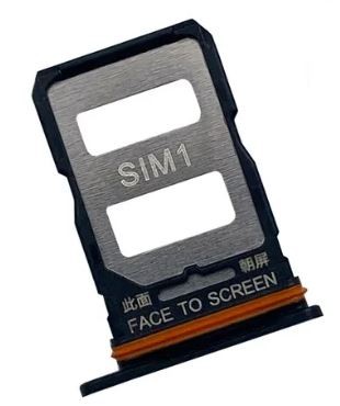 SIM card holder Xiaomi 12T/12T Pro Black ORG