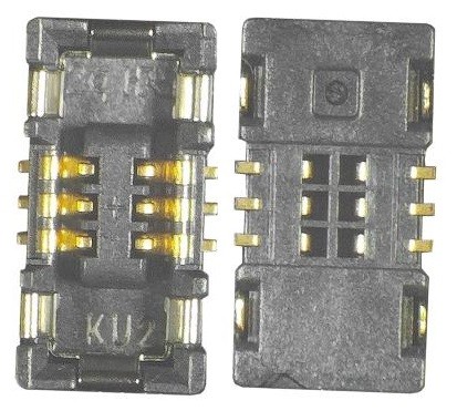 Samsung A125/A225/A325/A326/A336/A415/A426/A515/A525/A526/A536/A715/N970/N975/N986 plokštės jungtis BTB lizdas 2x3pin 3710-004515 (service pack)