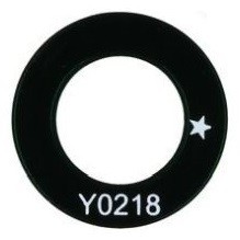 Samsung A135/A137 A13 4G/A136 A13 5G kameros stikliukas juodas (pagrindinis stikliukas) 1vnt (service pack)