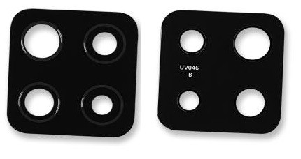 Samsung A426 A42 5G kameros stikliukas juodas (tik stikliukas) (service pack)