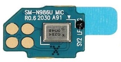 Mikrofono plokštė originali Samsung N986 Note 20 Ultra (service pack)