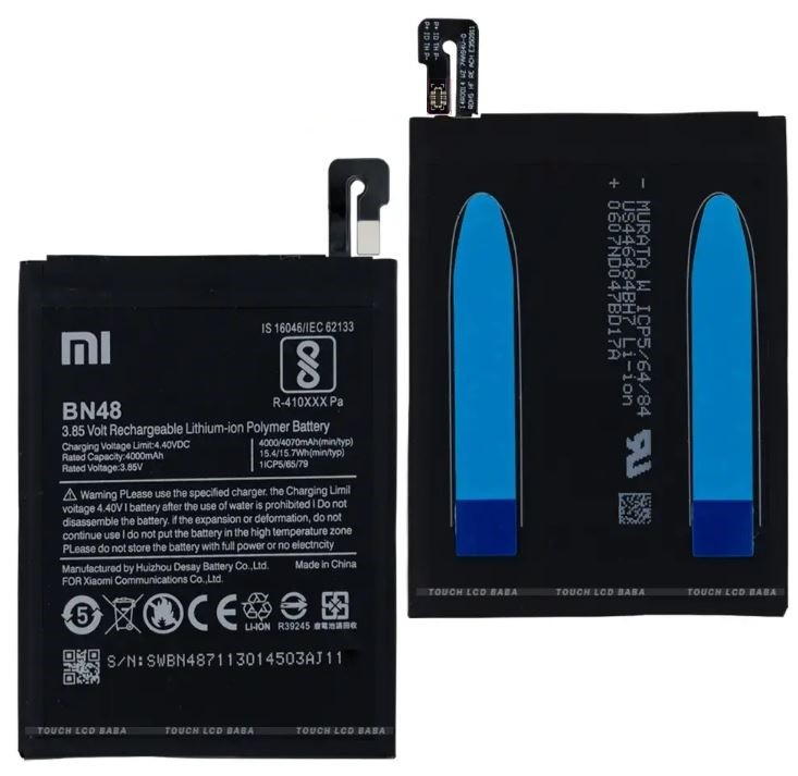 Battery original Xiaomi Redmi Note 6 Pro/Redmi Note 5 Pro 4000mAh BN48