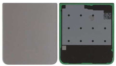 Apatinis galinis dangtelis Samsung F711 Z Flip3 5G Phantom Black (naudotas Grade C)