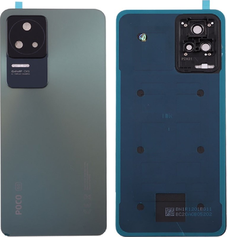 Задняя крышка для Xiaomi Poco F4 Night Black Оригинал (сервисная упаковка)