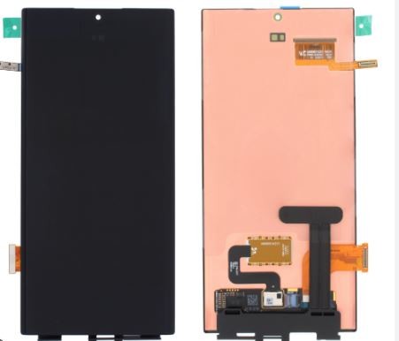 LCD ekranas Samsung S908 S22 Ultra su jutikliniu ekranu (BE RĖMELIO) originalus (service pack)