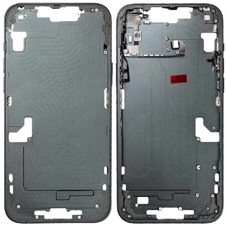 Средняя рамка iPhone 14 Plus Midnight с боковыми кнопками Оригинал (б/у Grade A)