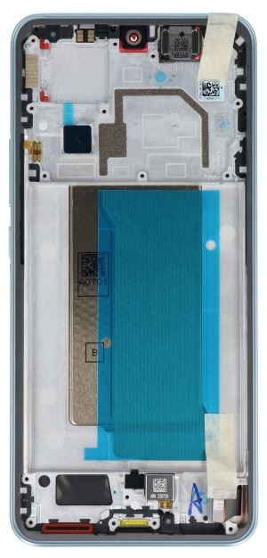 LCD ekranas Xiaomi 13T 5G/13T Pro 5G su jutikliniu ekranu su rėmeliu Meadow Green originalus (service pack)