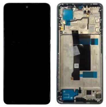 LCD ekranas Xiaomi Redmi Note 13 Pro 5G su jutikliniu ekranu ir rėmeliu, Ocean Teal (suderinamas su Poco X6 5G), originalus (service pack)