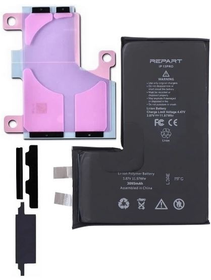 Аккумулятор Оригинал для iPhone 13 Pro 3095mAh без BMS с наклейкой