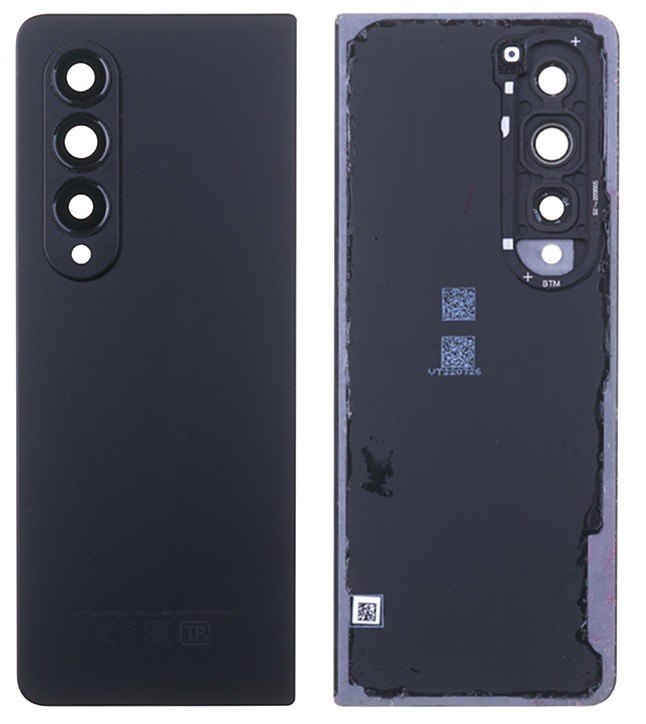 Back cover for Samsung F936 Galaxy Z Fold 4 Phantom Black original (used Grade A)