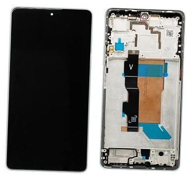 LCD экран Xiaomi Poco F5 5G с тачскрином с рамкой синий ORG