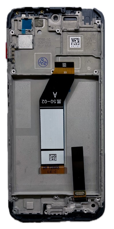 LCD screen Xiaomi Redmi 10 2022 with touch screen and frame Black ORG