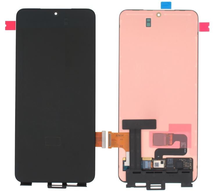 LCD ekranas Samsung G991 S21 5G su jutikliniu ekranu (BE RĖMO) originalus (service pack)