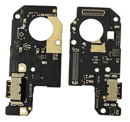 Flex Xiaomi Redmi Note 12 4G with charging connector and microphone, SIM card contact original (service pack)