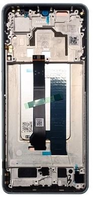 LCD screen Xiaomi Poco X6 Pro 5G with touch screen with frame Grey original (service pack)