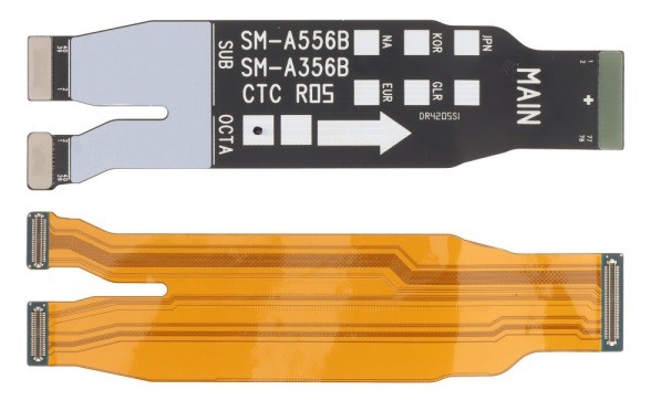 Шлейф Samsung A356 A35 5G/A556 A55 5G материнской платы (SUB-OCTA) Оригинал (сервисная упаковка)