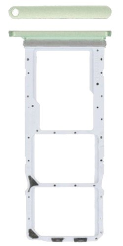 SIM kortelės laikiklis Samsung A057 A05S 2023 šviesiai žalias originalus (service pack)