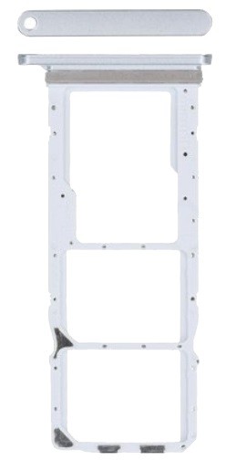 SIM kortelės laikiklis Samsung A057 A05S 2023 sidabrinis originalus (service pack)
