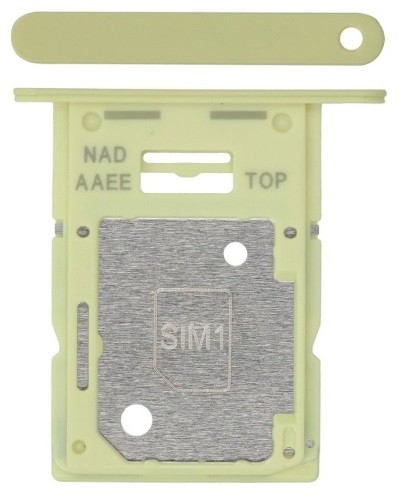 Держатель SIM-карты Samsung A155 A15 4G жёлтый оригинальный (service pack)